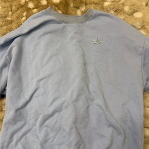 ALO Yoga Seashell Blue Sweatshirt